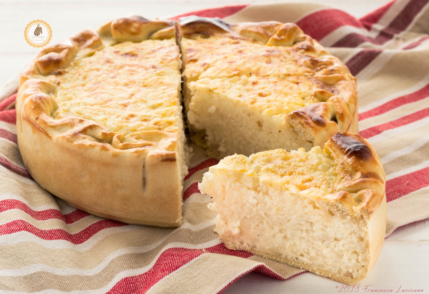 Torta di riso ligure: il salato tradizionale con la prescinseua