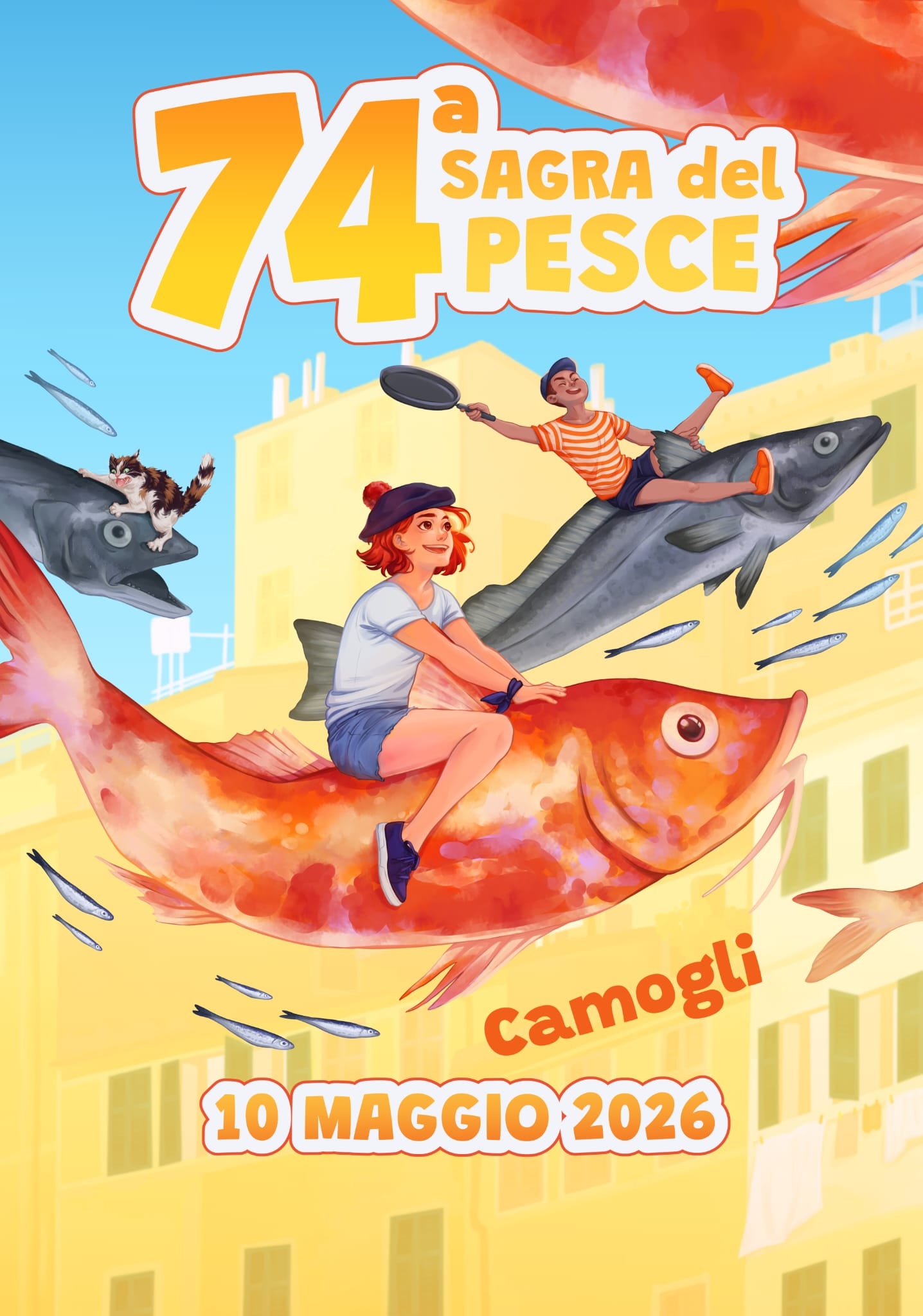 Camogli, la Sagra del Pesce 2026: tra fede, tradizione e un record di frittura